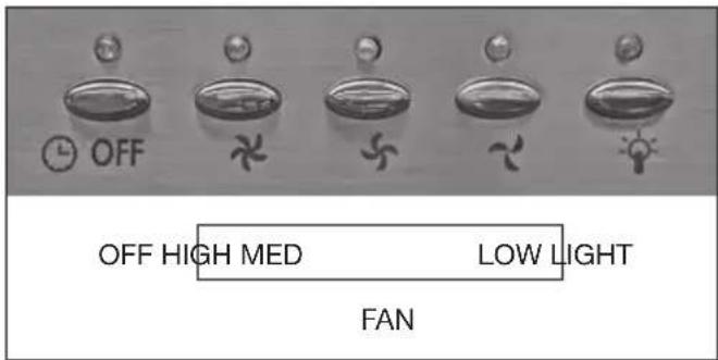 Gasmate GMHIS - OFF/TIMER BUTTON - 1
