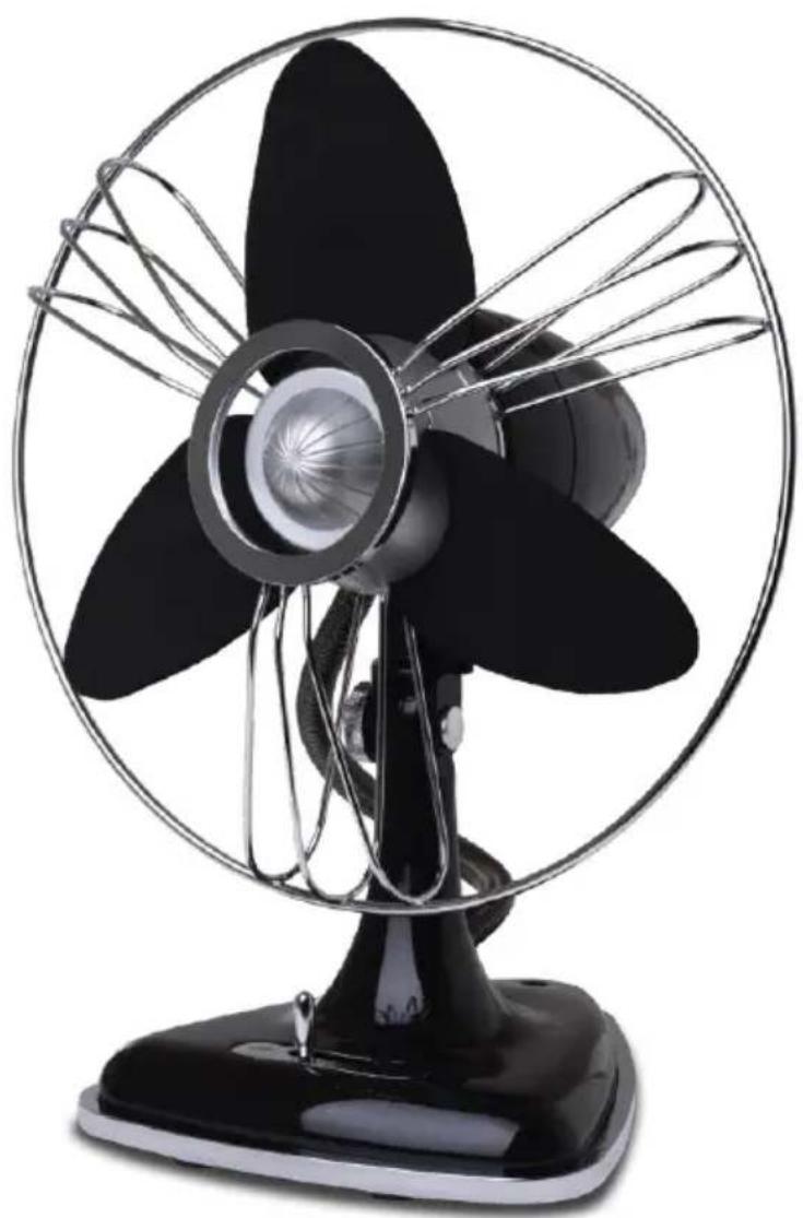 GoldAir GCRDF310 - 30cm Vintage Desk Fan - 1