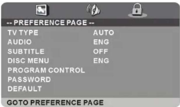 HITACHI 32VZC5200 - Preference Setup Page - 1