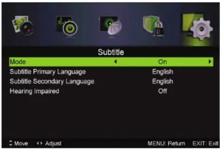 HITACHI 32VZC5200 - Subtitles - 3