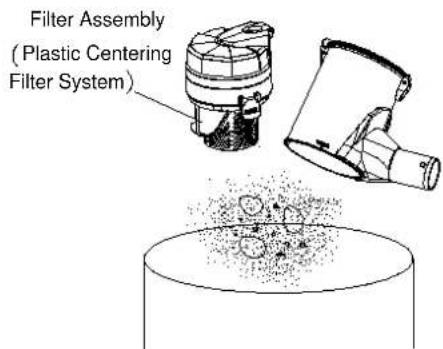 Airflo AFV616 - Cleaning the dust cup - 2