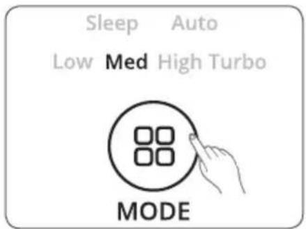 Winix AUS-1250A850 - Manual Mode (setting fan speed) - 1