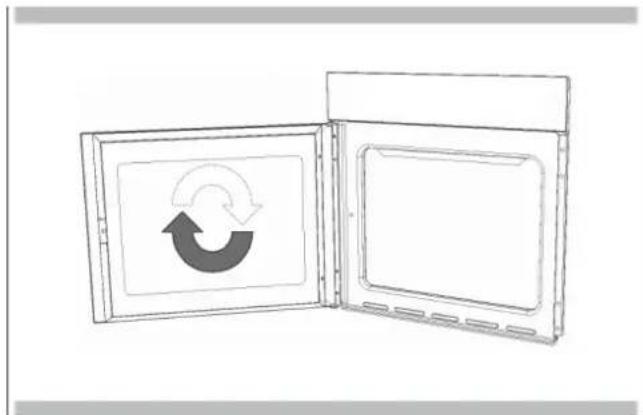 ILVE 600TCI - Removing the slide oven door - 3
