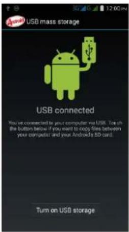 GSmart Arty A3 - Connecting your phone to a computer - 2