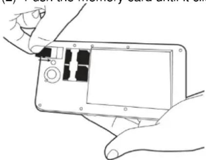 GSmart Arty A3 - To install the memory card - 1