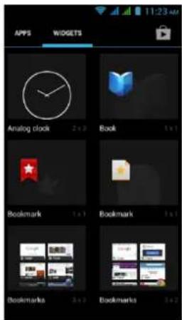 GSmart Alto A2 - Using Widgets - 1