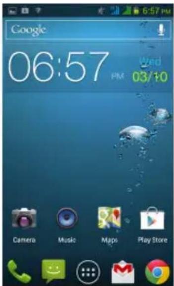 GSmart Maya M1 - The Home Screen - 1