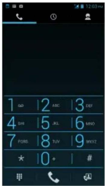GSmart Maya M1 - To make a call from the Phone screen - 1