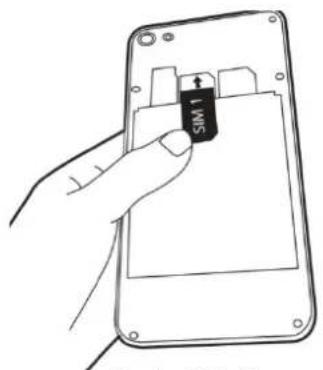GSmart Sierra S1 - To install the SIM card - 1
