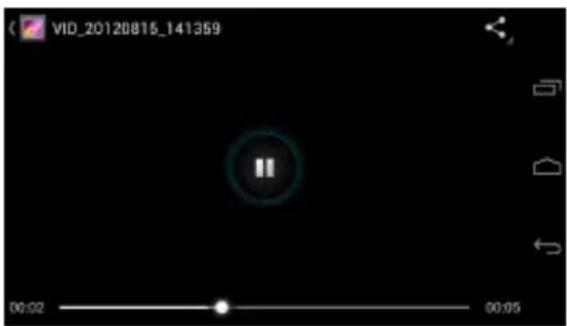 GSmart G1362 - Reviewing a video - 1