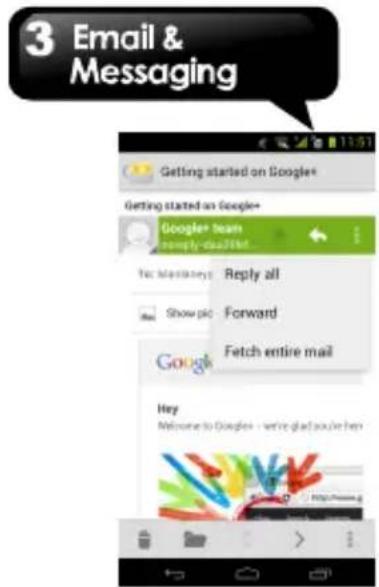 GSmart G1362 - To reply or forward an e-mail - 2