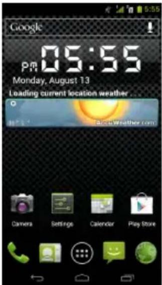 GSmart G1362 - The Home Screen - 1