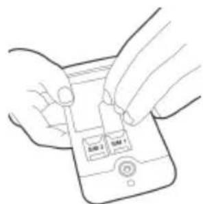 GSmart G1362 - To install the SIM card - 1