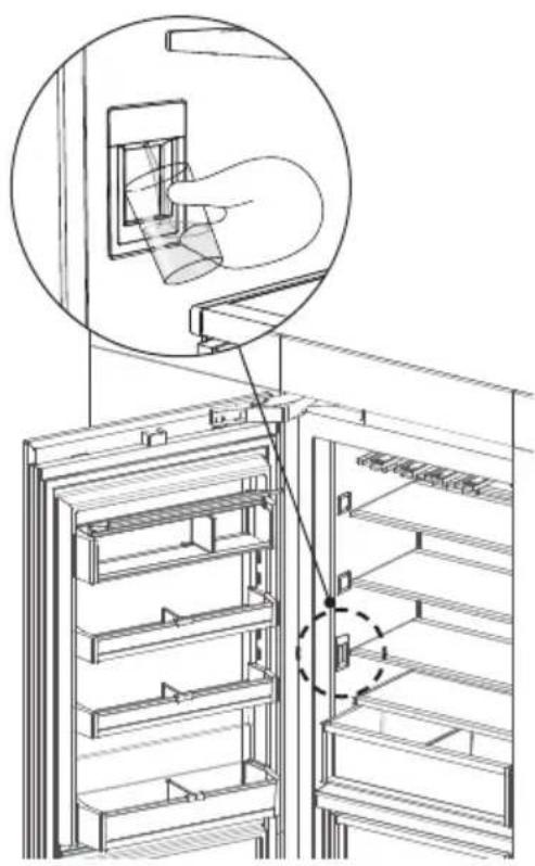 Fisher & Paykel RS4621FLJK3 - Internal water dispenser (Refrigerator only) - 1