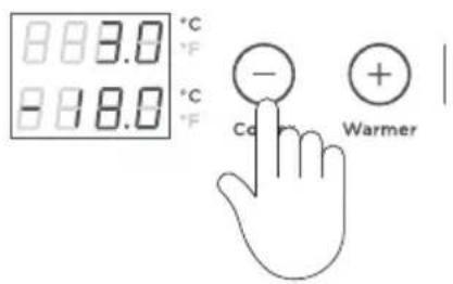 Fisher & Paykel RS4621FRJK3 - Adjusting the temperature - 2