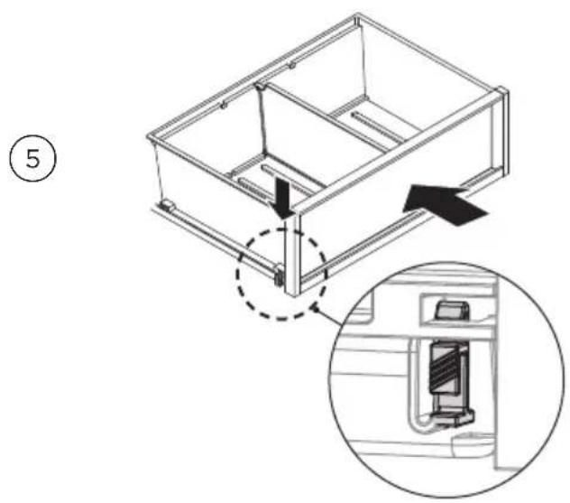 Fisher & Paykel RS4621FRJK3 - Removing the top bin - 5