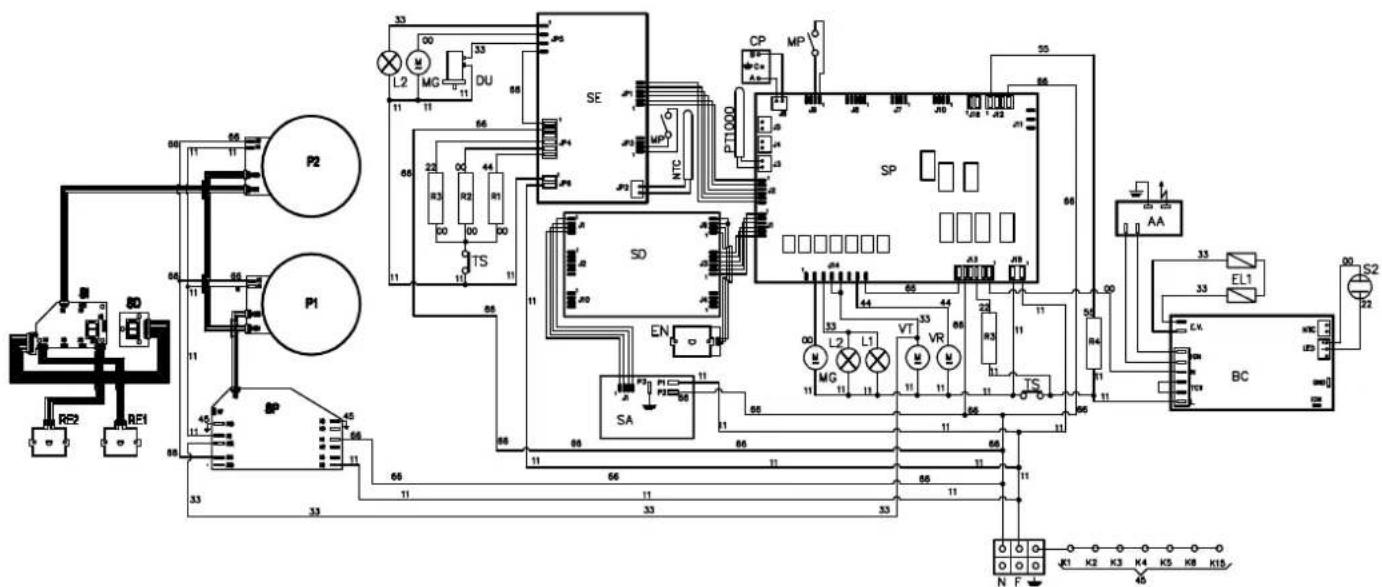 ILVE LBI09WMPAW - WIRING DIAGRAMWIRING DIAGRAM - 2
