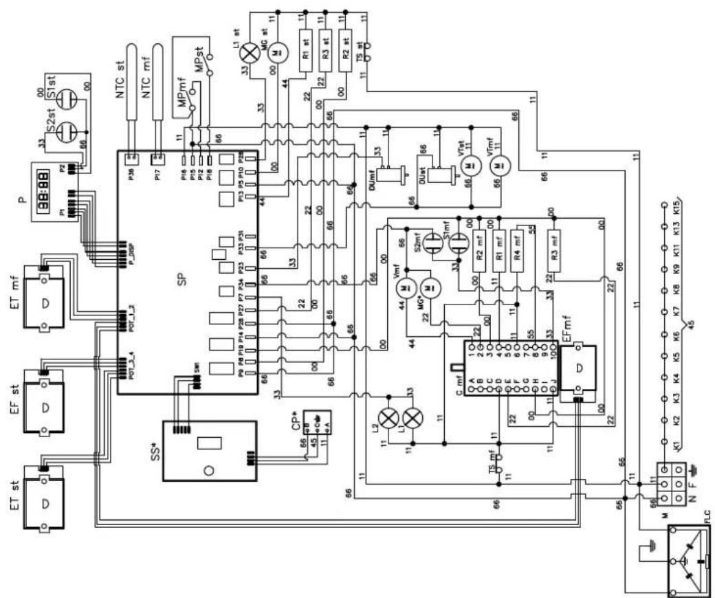 ILVE LBI09WMPAW - WIRING DIAGRAMWIRING DIAGRAM - 1