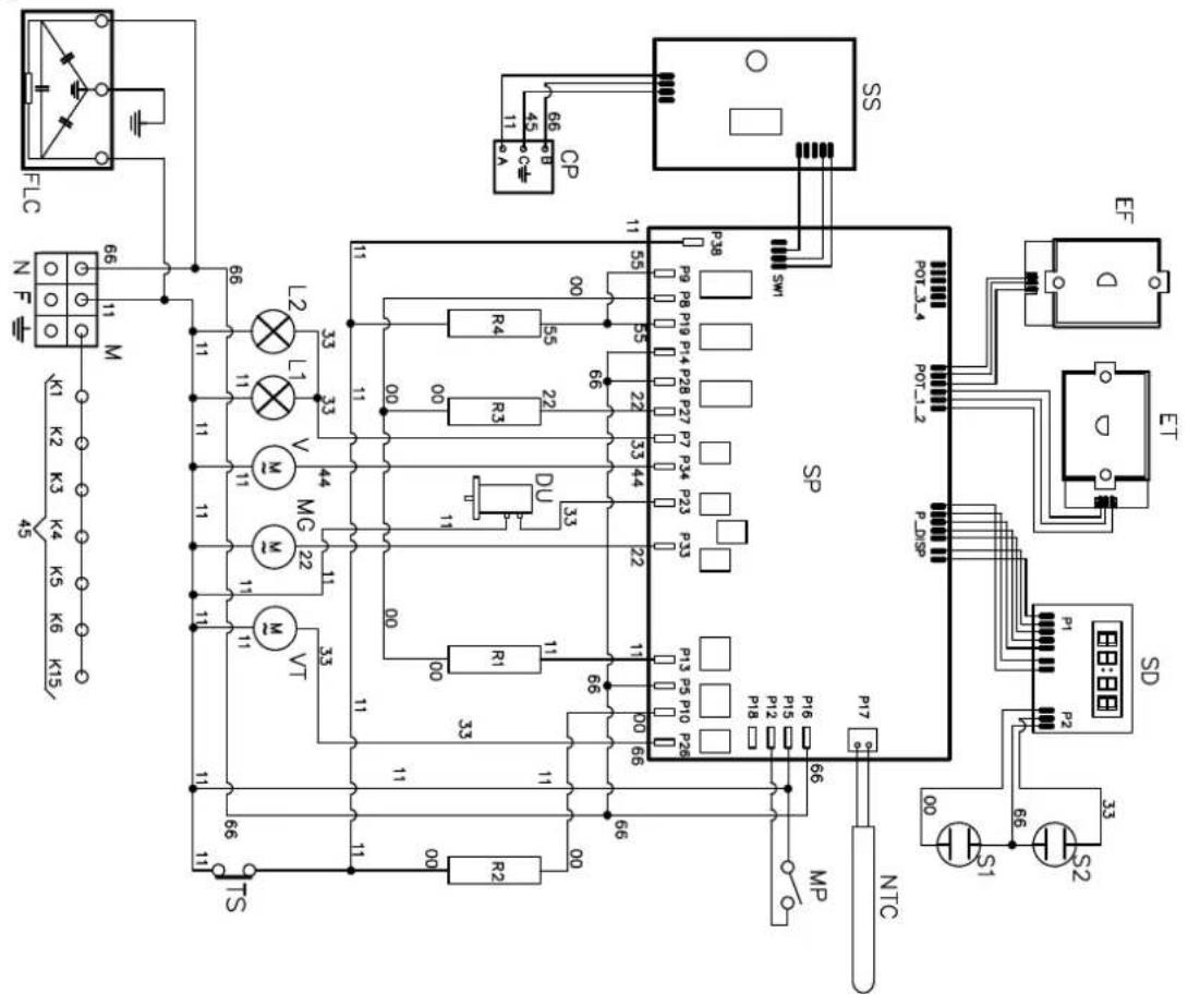 ILVE L128WMP/BU - WIRING DIAGRAM - 3
