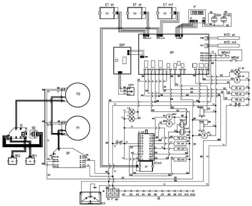 ILVE L128WMP/BU - WIRING DIAGRAM - 1