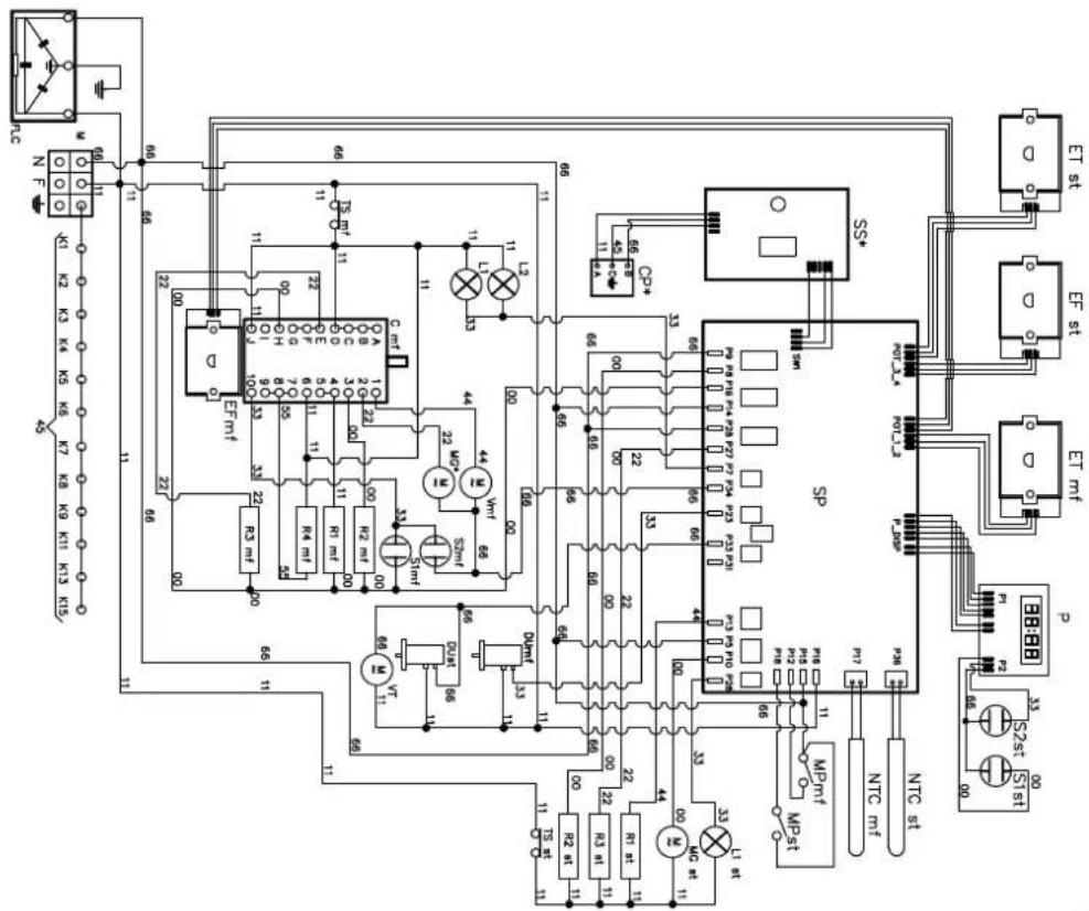 ILVE L128WMP/BU - WIRING DIAGRAM - 2