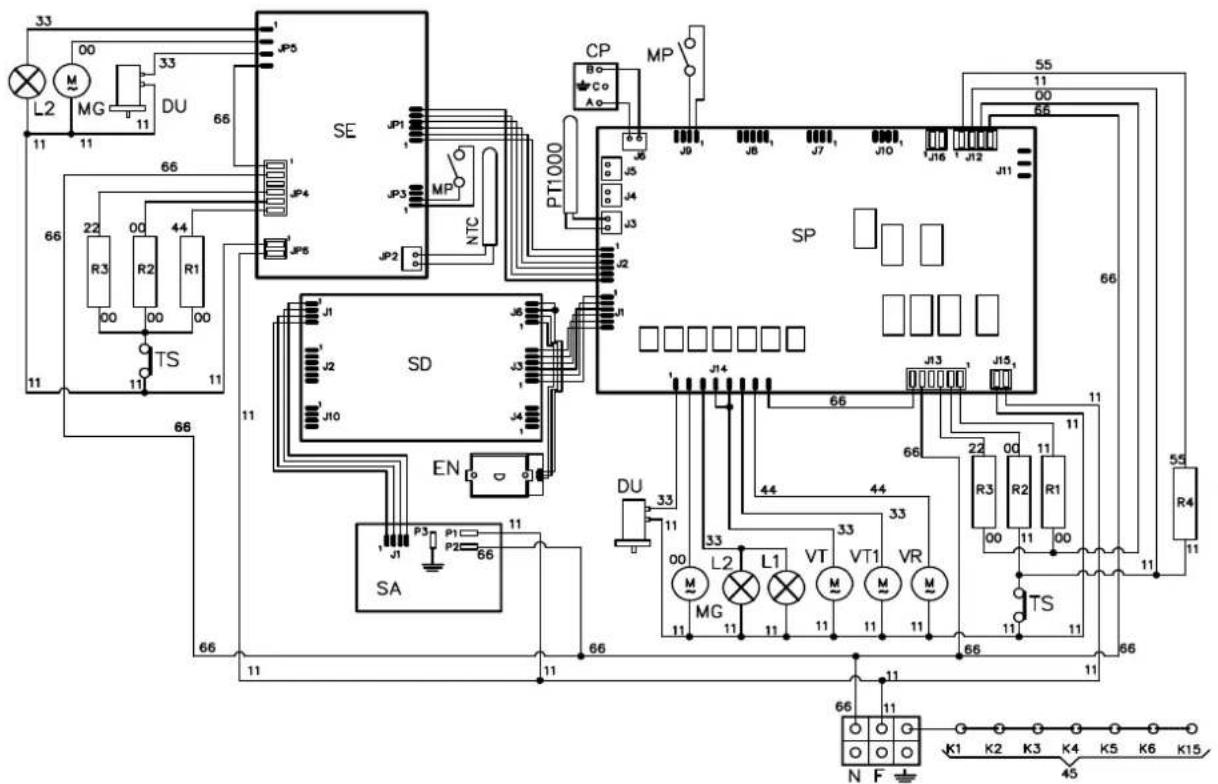 ILVE PI09WE3WH - WIRING DIAGRAM - 2
