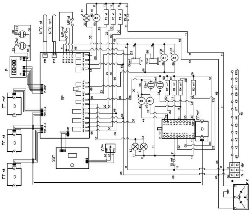 ILVE PI09WE3WH - WIRING DIAGRAMWIRING DIAGRAM - 1