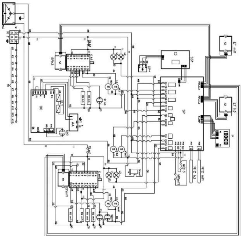 ILVE PI09WE3WH - WIRING DIAGRAM - 2