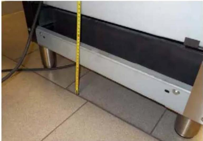 ILVE PI09WE3WH - - How to install the fixing bracket - 1