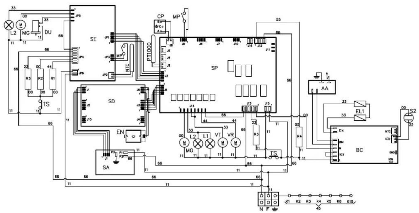 ILVE PI09WE3WH - WIRING DIAGRAMWIRING DIAGRAM - 2