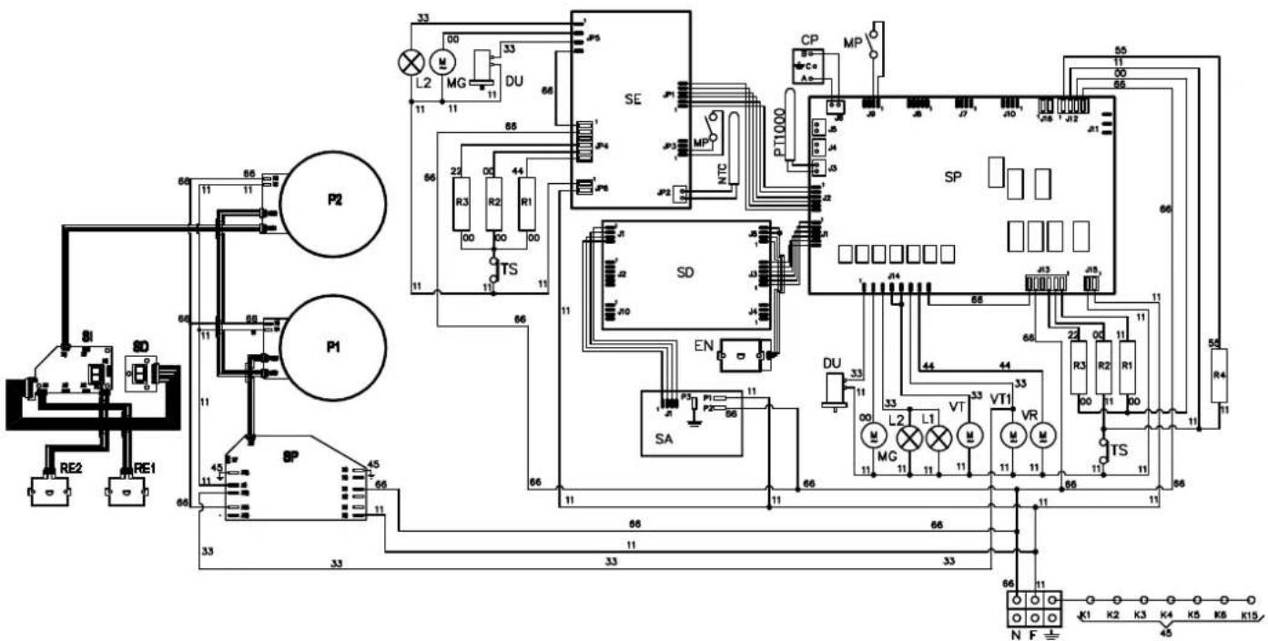 ILVE PI09WE3WH - WIRING DIAGRAM - 2