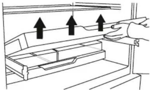 Fisher & Paykel RF411TRPW6 - To remove trays or fixed bins (selected ActiveSmart™ models only) - 1