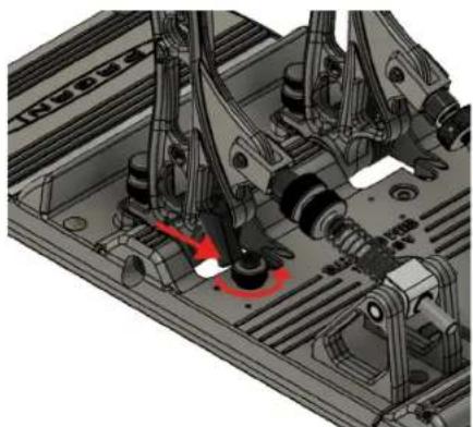 Asetek Huayra R Sim Racing Pedals - Throttle Travel Distance Adjustment - 1