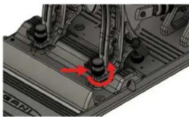 Asetek Huayra R Sim Racing Pedals - Throttle Pedal Angle Adjustment - 1