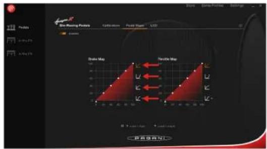 Asetek Huayra R Sim Racing Pedals - Custom Pedal Mapping - 1