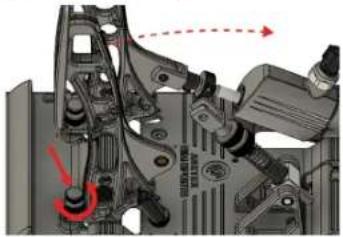 Asetek Huayra R Sim Racing Pedals - Throttle Pedal Angle Adjustment - 3
