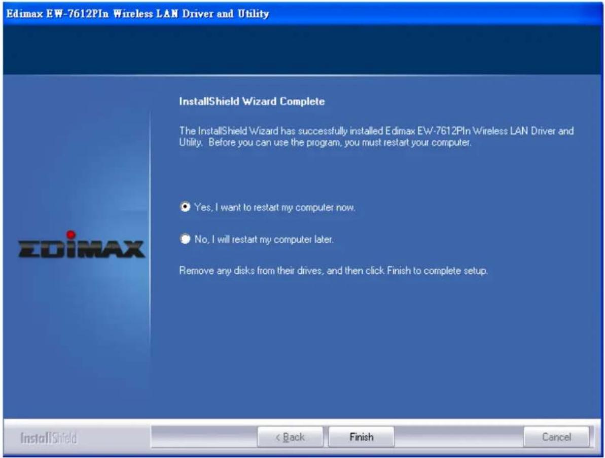 Edimax EW-7612PIn - Install the Driver and Utility - 5