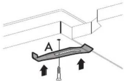 SMEG P1641XA - Fixing brackets - 1