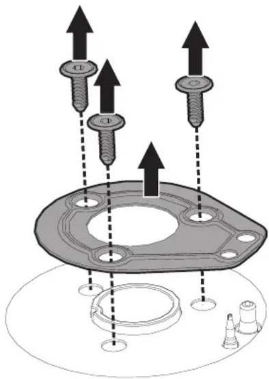 SMEG P1641XA - Removing the hob top - 4