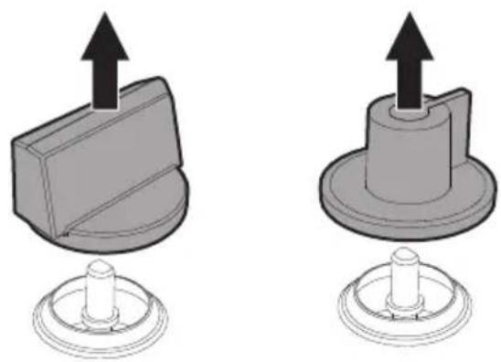 SMEG P1641XA - Removing the hob top - 3