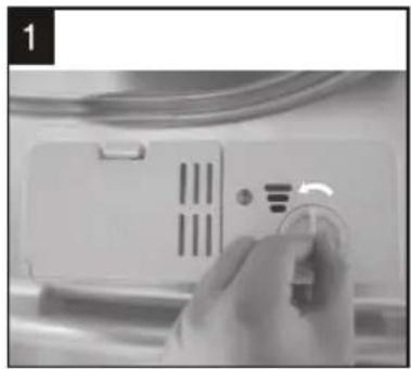 ARC GDW45S - How to fill the Rinse Aid Dispenser - 1