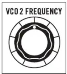Moog Drummer From Another Mother - VCO 1 FREQUENCY / VCO 2 FREQUENCY - 1