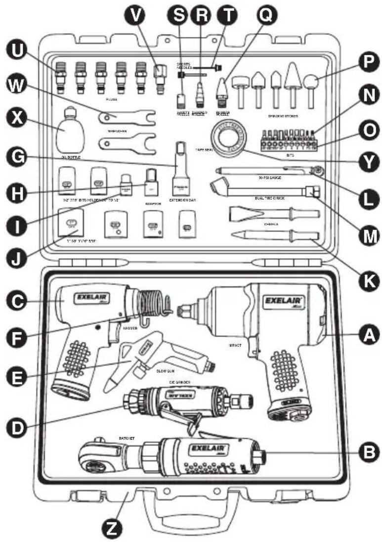 ExelAir EX5005CKIT - AIR SYSTEM LAYOUT: - 1