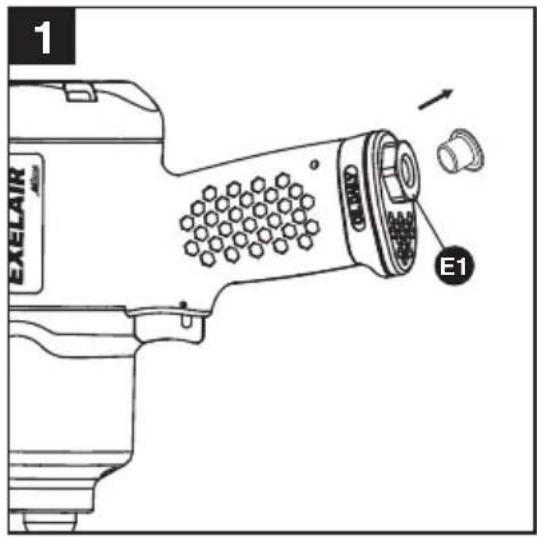 ExelAir EX5005CKIT - 1/2" AIR IMPACT WRENCH - 1