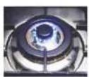 ILVE HCB90FCN/WHG-1 - Use of the cooking hob - 5