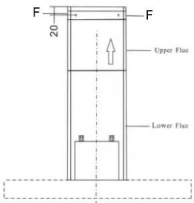 ILVE IVCG900X - Fixing the Fixing the Flues - 10