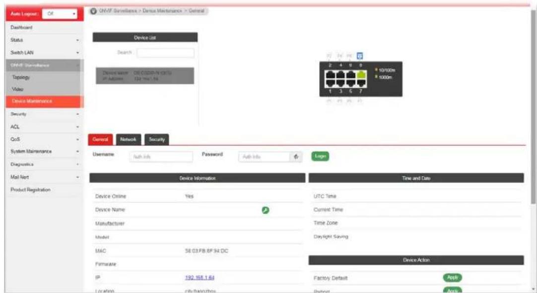 Draytek VigorSwitch G1085 - III-3-1 General - 1