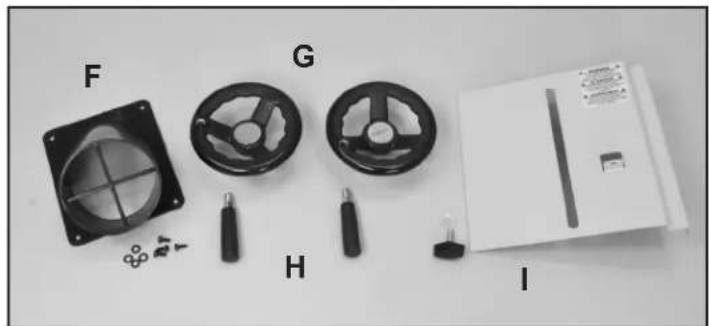 RIKON 10-342EVS - Parts for Assembly on Frame: - 1