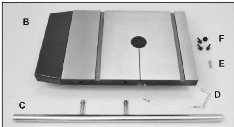 RIKON 10-342EVS - TABLE OF LOOSE PARTS - 1