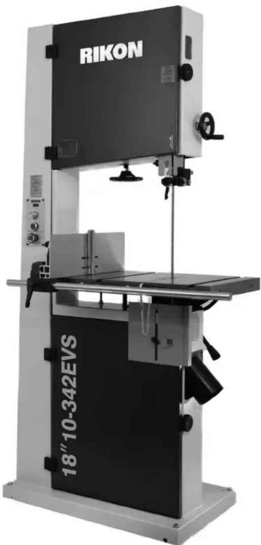 RIKON 10-342EVS - 18" Wood/Metal Bandsaw - 1